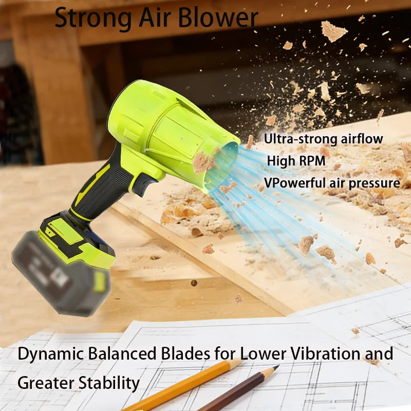 Turbo Jet Blower, Leaf Blower, Strong Turbo Fan, Car Drying After Wash, Handheld Snow Blower, Garden Maintenance