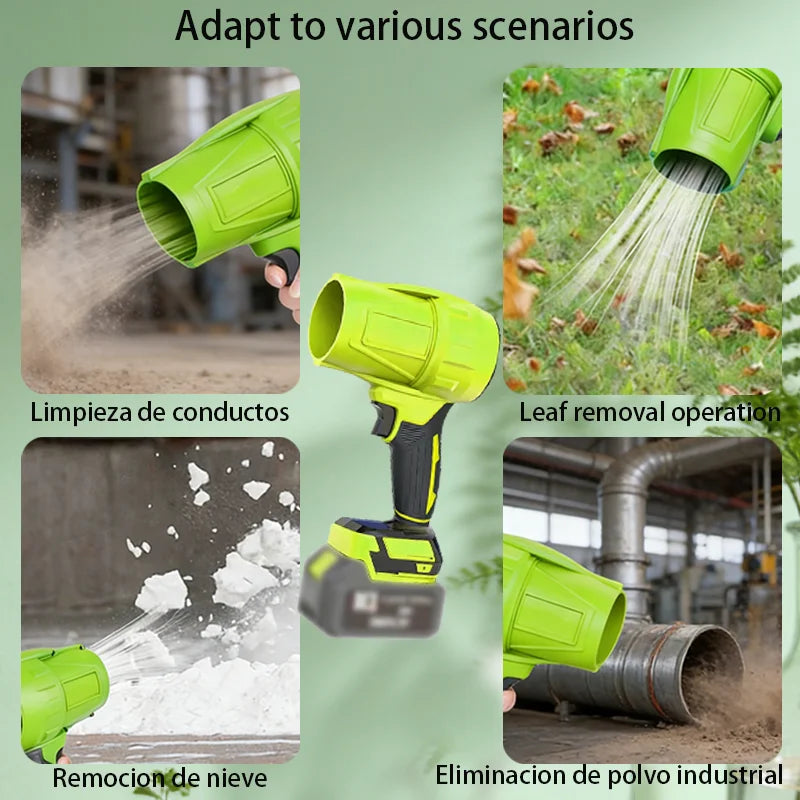 Turbo Jet Blower, Leaf Blower, Strong Turbo Fan, Car Drying After Wash, Handheld Snow Blower, Garden Maintenance