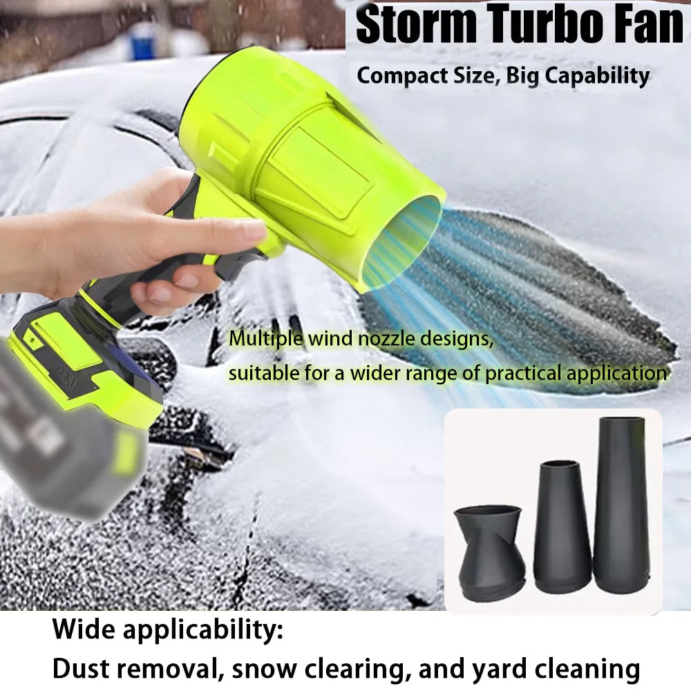 Turbo Jet Blower, Leaf Blower, Strong Turbo Fan, Car Drying After Wash, Handheld Snow Blower, Garden Maintenance